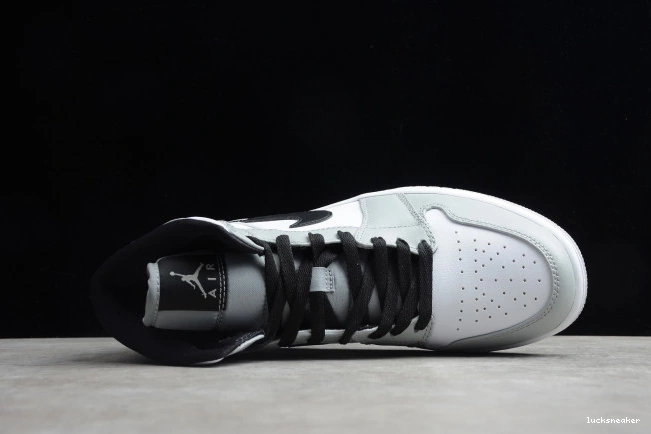 Rep LUCY Grey 1 Mid AIR 554724-092 Jordan Light Smoke 0813